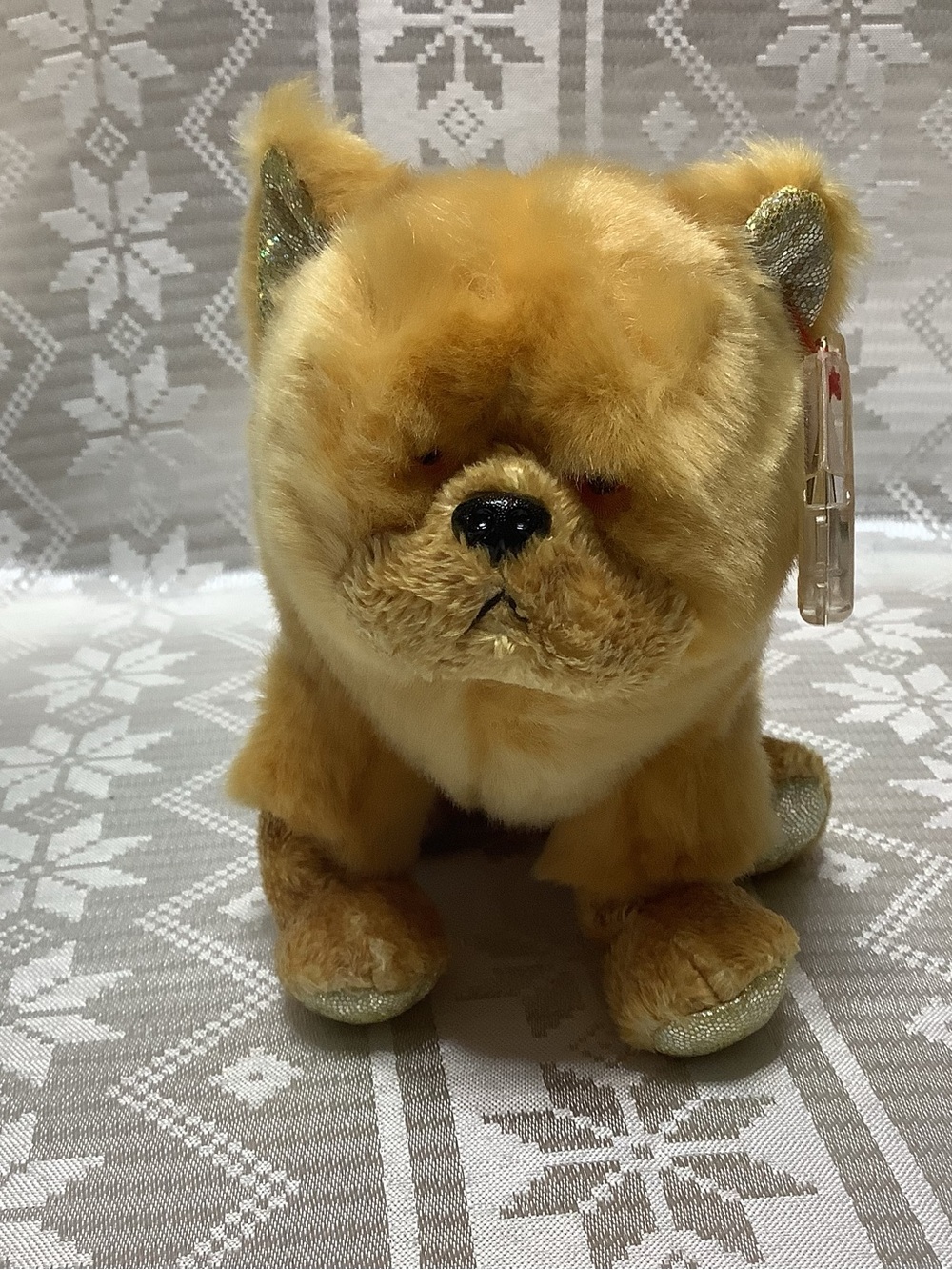 Ty Beanie Baby Zodiac Dog Plush (2000 Retired Collection)